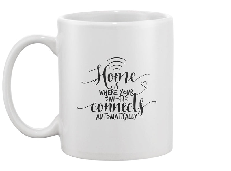 Where Wi-Fi Connects  Mug -Image by Shutterstock