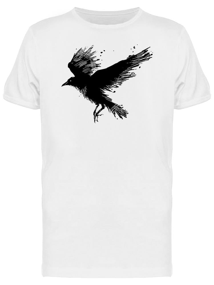 Detailed Crows Graphic Tee Men's -Image by Shutterstock