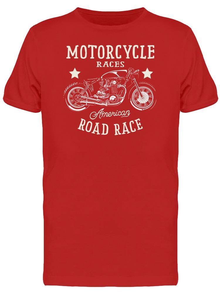 . Motorcycle Races Tee Men's -Image by Shutterstock
