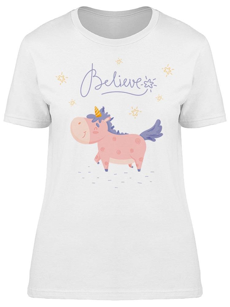 Unicorn Believe  Tee Women's -Image by Shutterstock