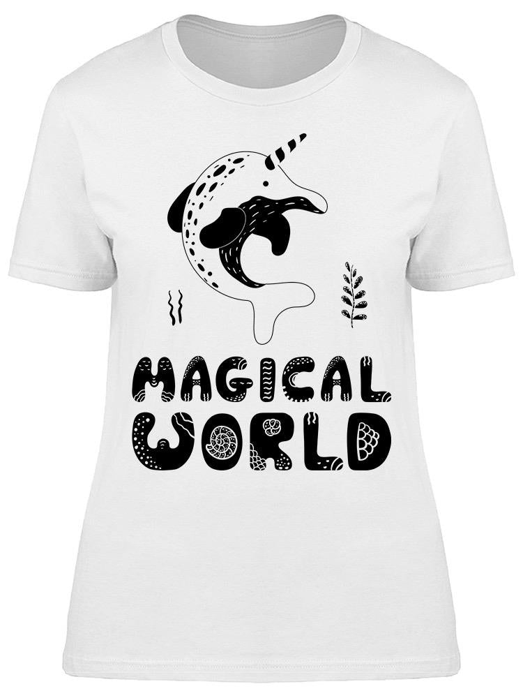 Narwhal Magical World Tee Women's -Image by Shutterstock