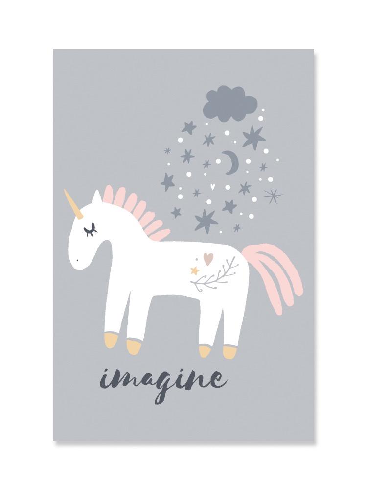 Cute Unicorn: Imagine Poster -Image by Shutterstock