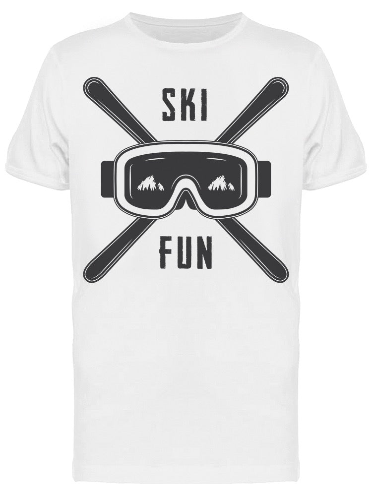 Ski Fun Graphic Tee Men's -Image by Shutterstock