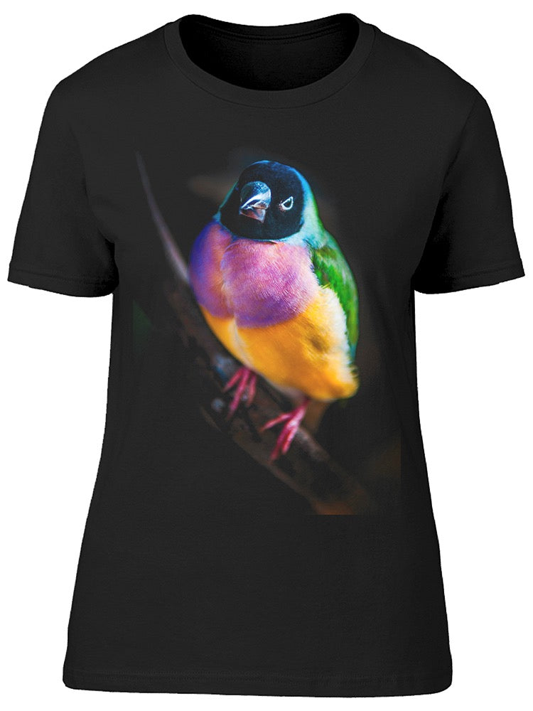 Gouldian Finch Colorful Bird Art Tee Women's -Image by Shutterstock