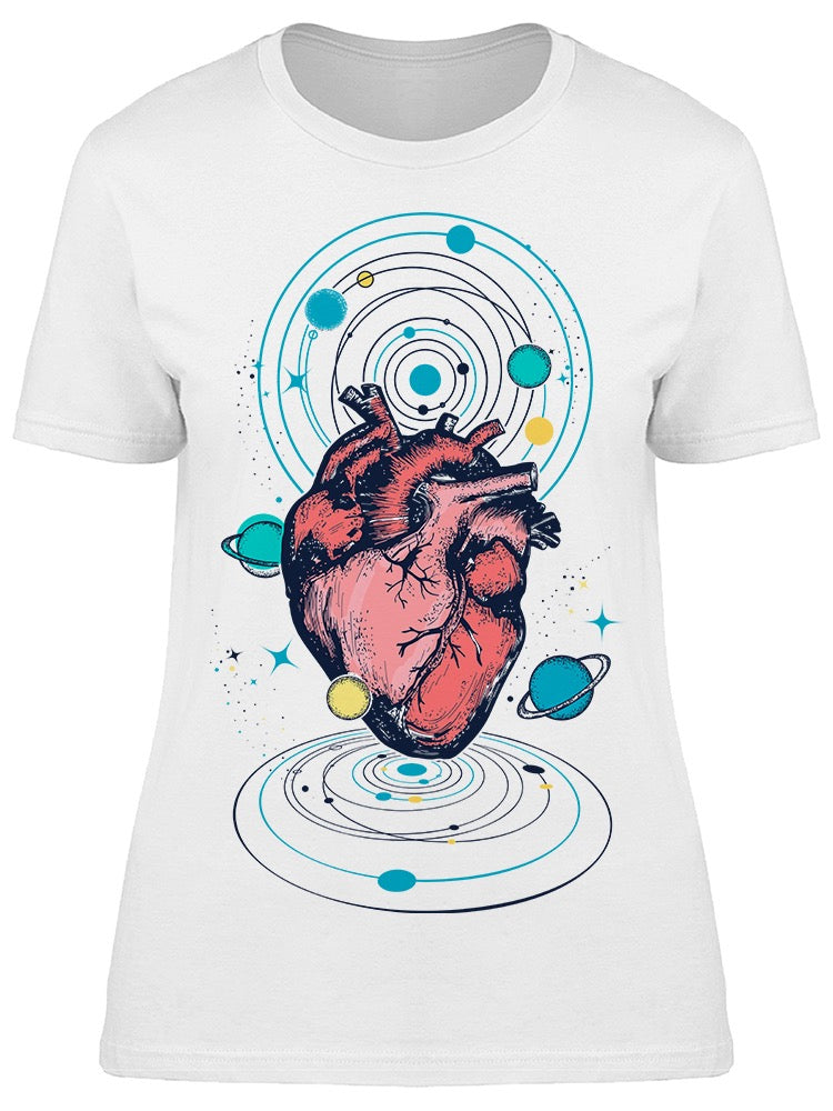 Heart In Space Art Tee Women's -Image by Shutterstock
