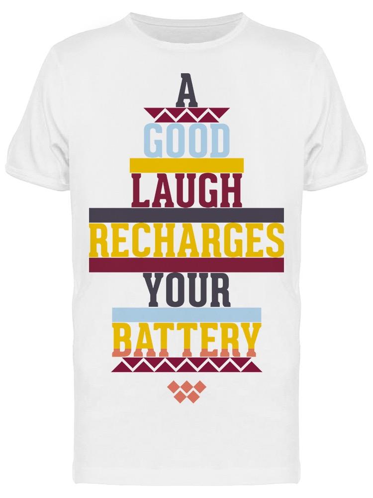 Good Laugh Tee Men's -Image by Shutterstock