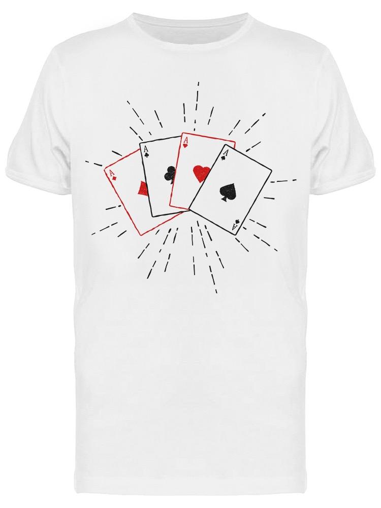 Ace's Of Hearts Tee Men's -Image by Shutterstock
