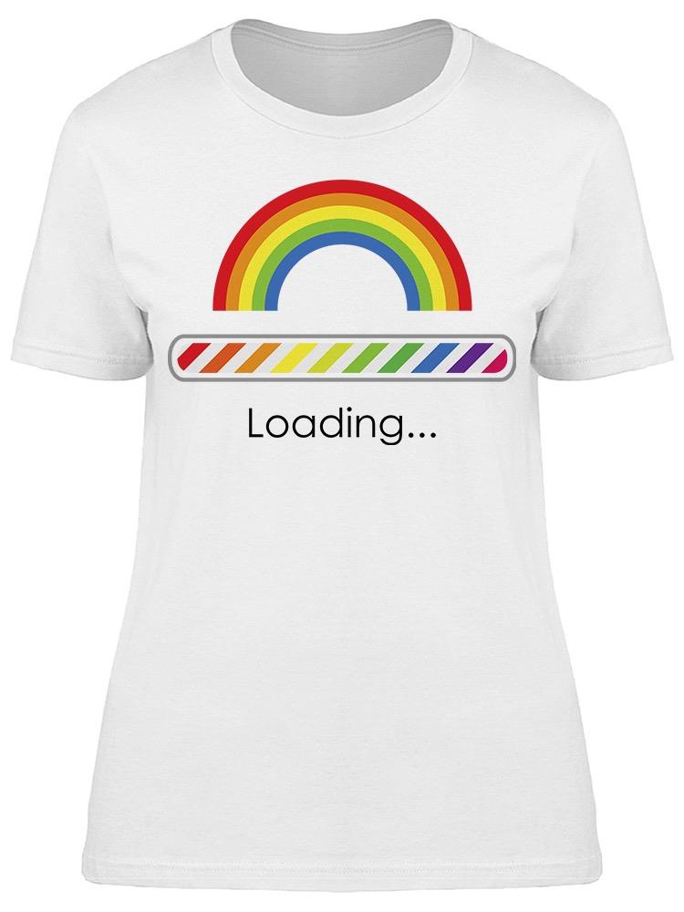 Rainbow Loading Tee Women's -Image by Shutterstock