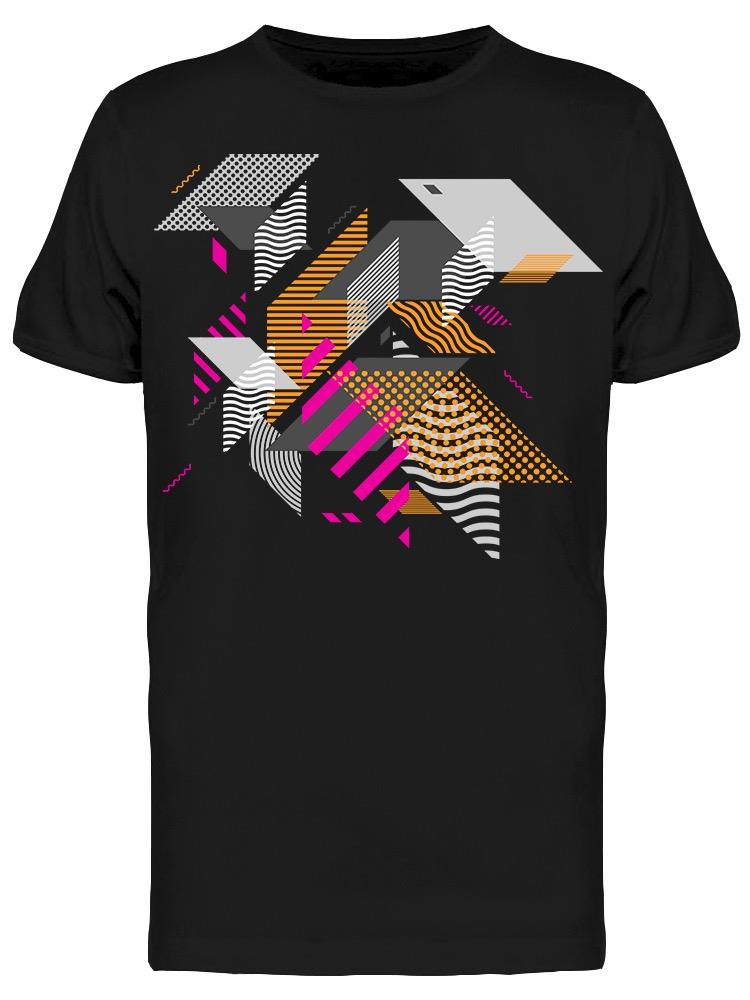 Abstract Art  With Geometric  Tee Men's -Image by Shutterstock