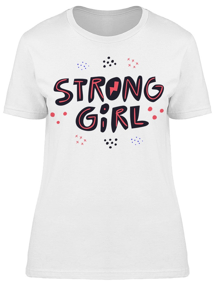 Strong Girl Graphic Tee Women's -Image by Shutterstock