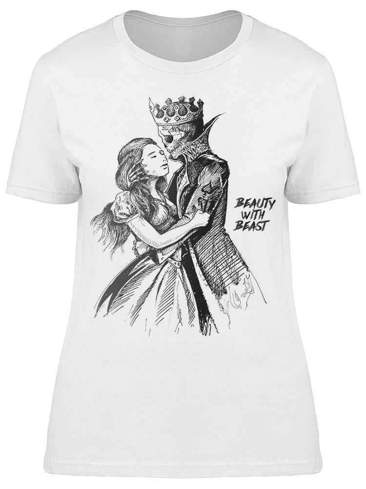 Prince Skull And Girl Tee Women's -Image by Shutterstock