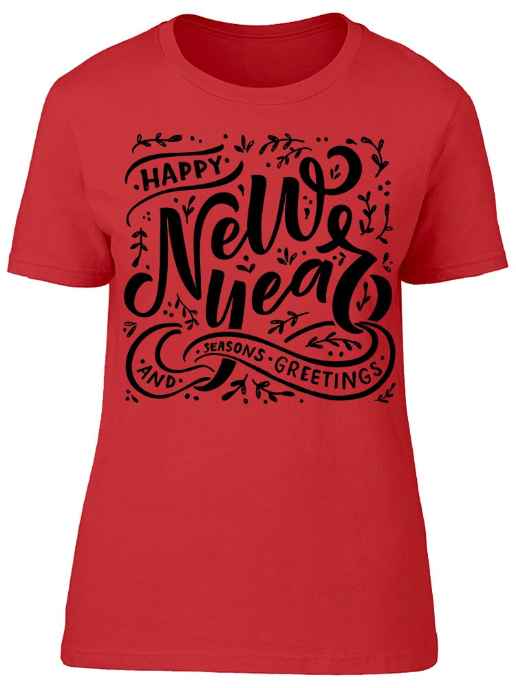 Happy New Year Logotype Tee Women's -Image by Shutterstock