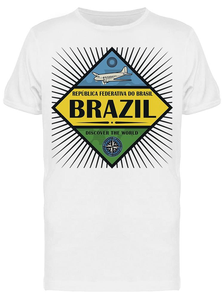 Vintage Brazil Discover World Tee Men's -Image by Shutterstock