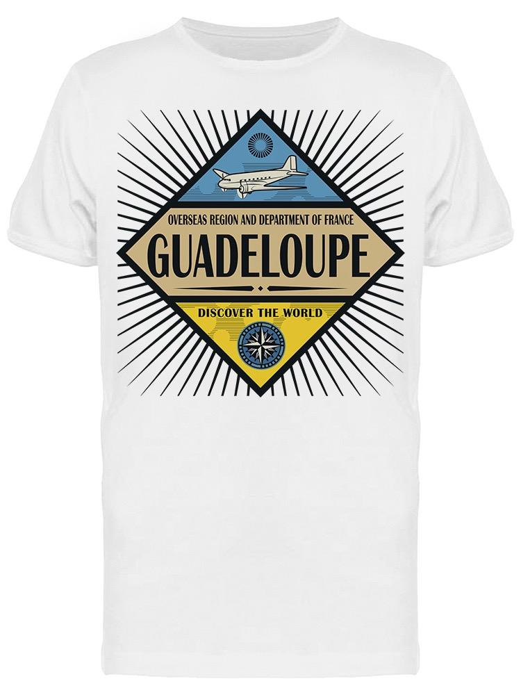 Vintage Airplane Guadeloupe Tee Men's -Image by Shutterstock