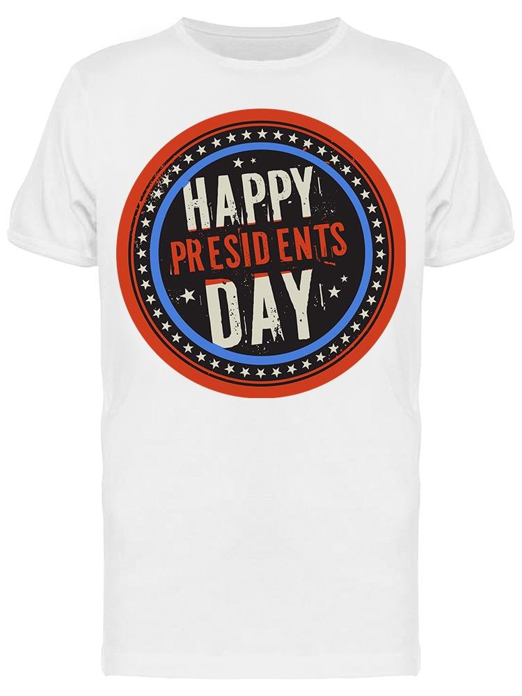 Graphic Happy Presidents Day Tee Men's -Image by Shutterstock