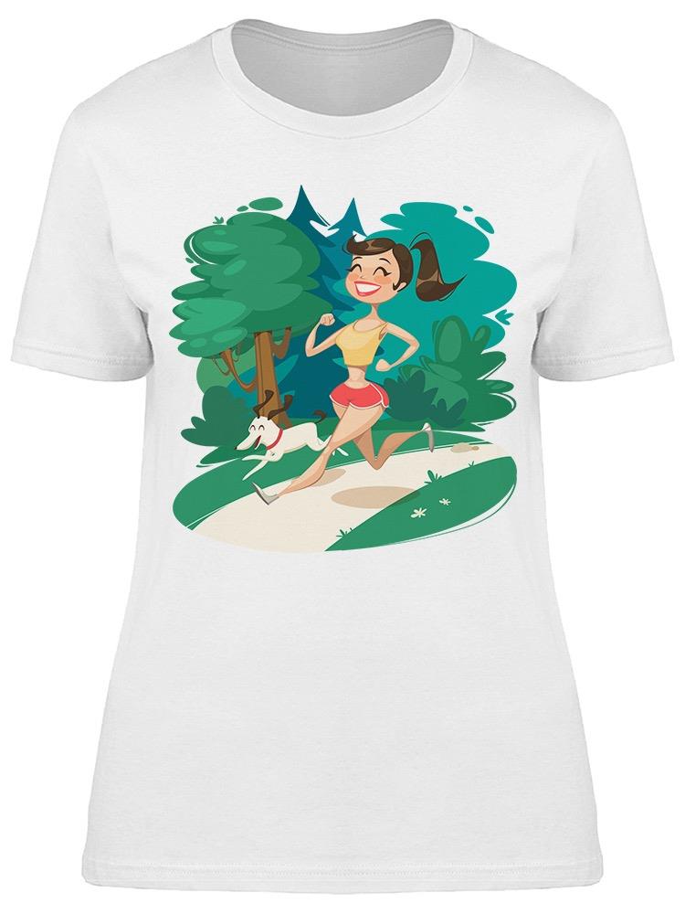 Running In The Park Tee Women's -Image by Shutterstock