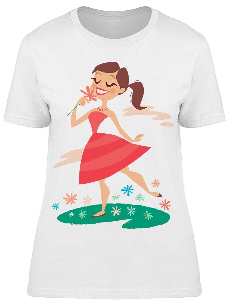Stop And Smelling Flowers.  Tee Women's -Image by Shutterstock