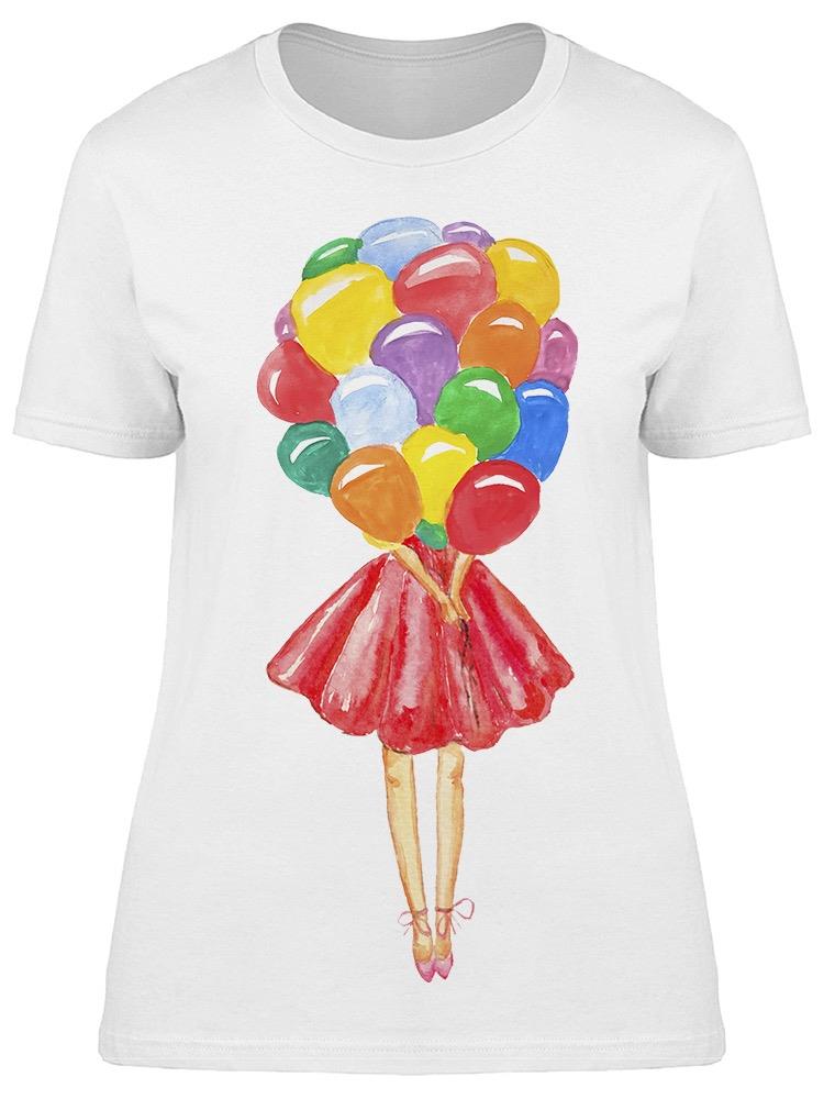 Multicolored Balloons Tee Women's -Image by Shutterstock