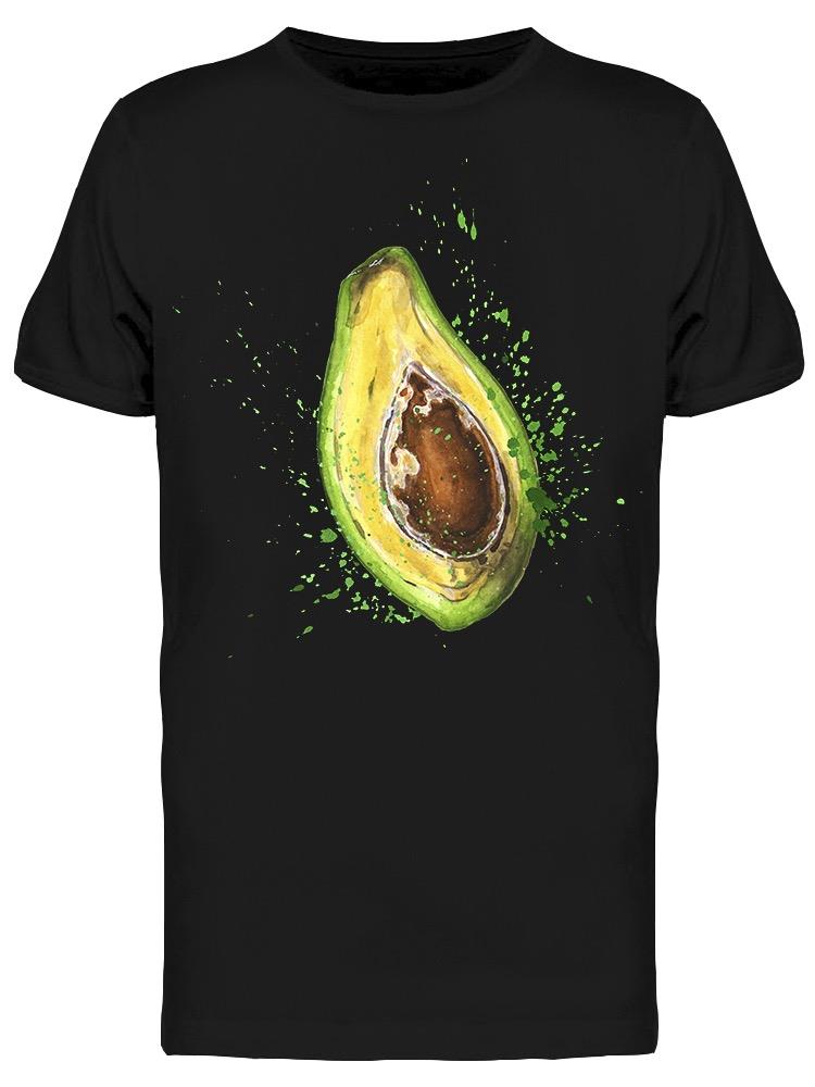 Avocado Splash Of Paint Tee Men's -Image by Shutterstock