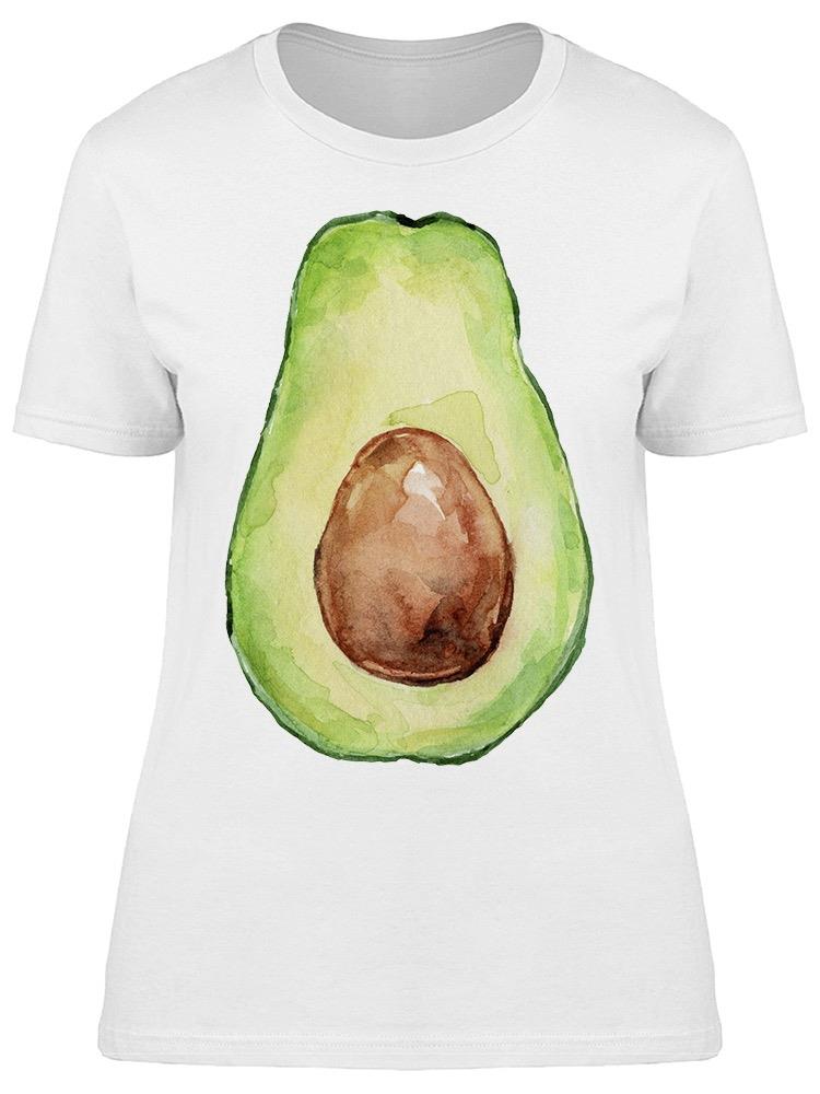 Watercolor Big Avocado Tee Women's -Image by Shutterstock