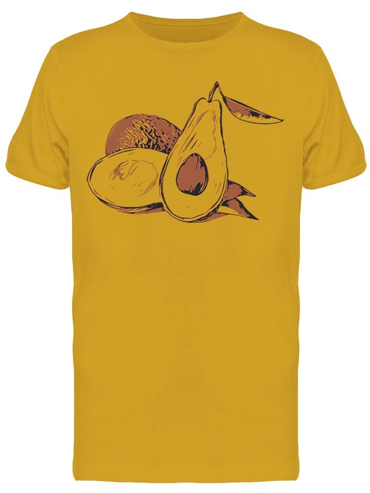 Cool Avocados Drawing Tee Men's -Image by Shutterstock
