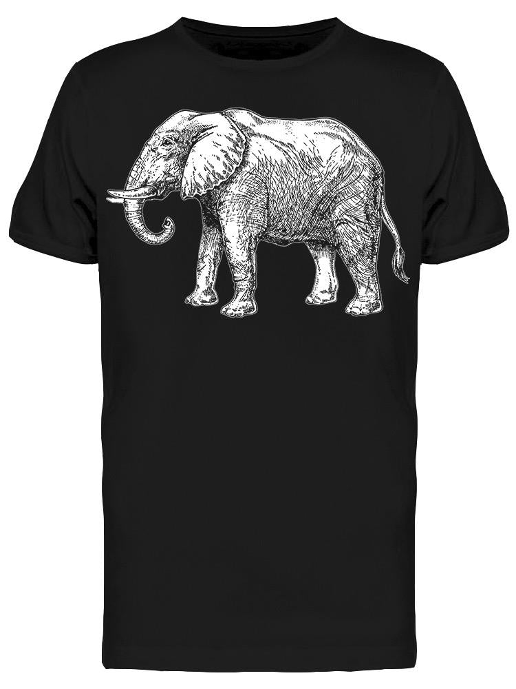 Elephant Sketch. Look Alike Tee Men's -Image by Shutterstock