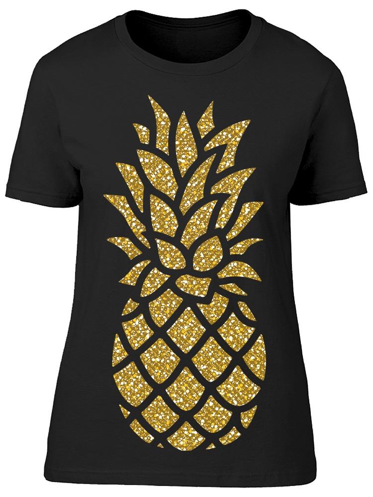Golden Pineapple Graphic Tee Women's -Image by Shutterstock