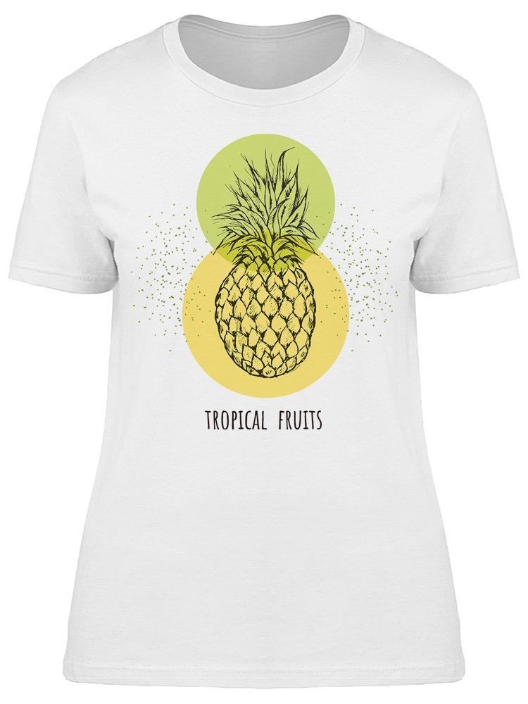 Tropical Fruits Pineapple Tee Women's -Image by Shutterstock