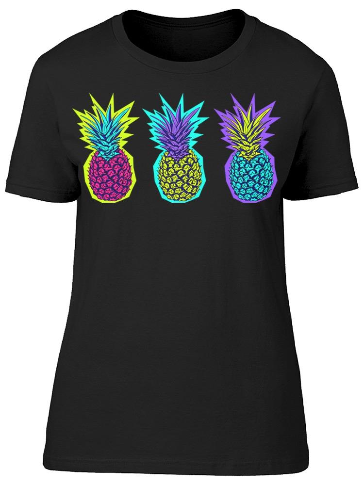 Exotic Bright Pineapples  Tee Women's -Image by Shutterstock