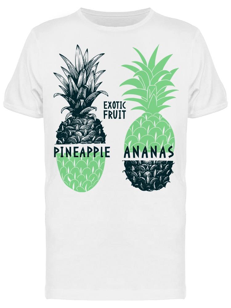 Exotic Fruit Ananas Pineapple Tee Men's -Image by Shutterstock