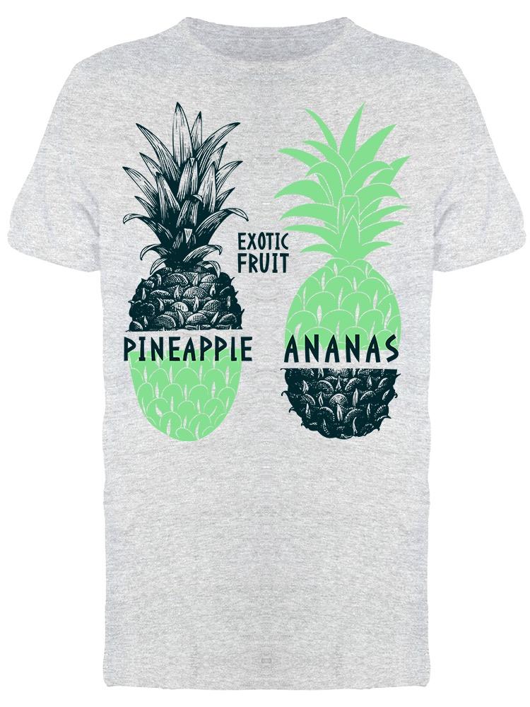 Exotic Fruit Ananas Pineapple Tee Men's -Image by Shutterstock