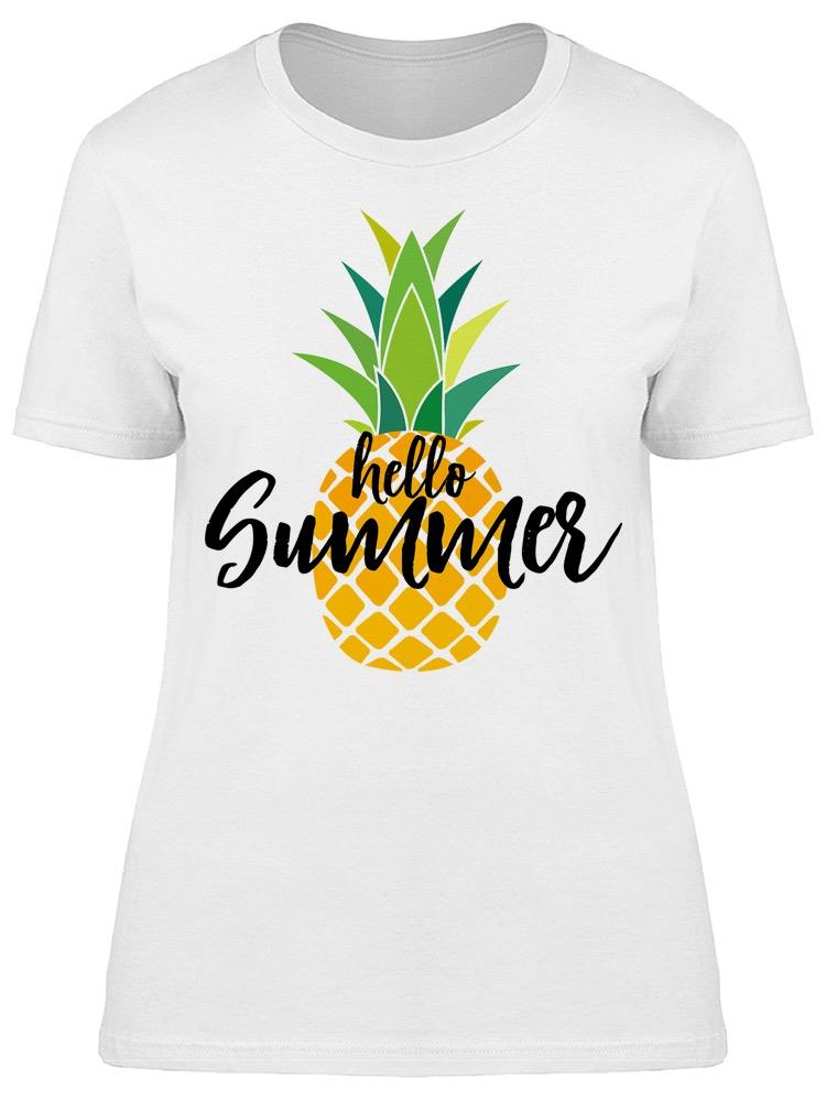 Summer Tropic Pineapple  Tee Women's -Image by Shutterstock