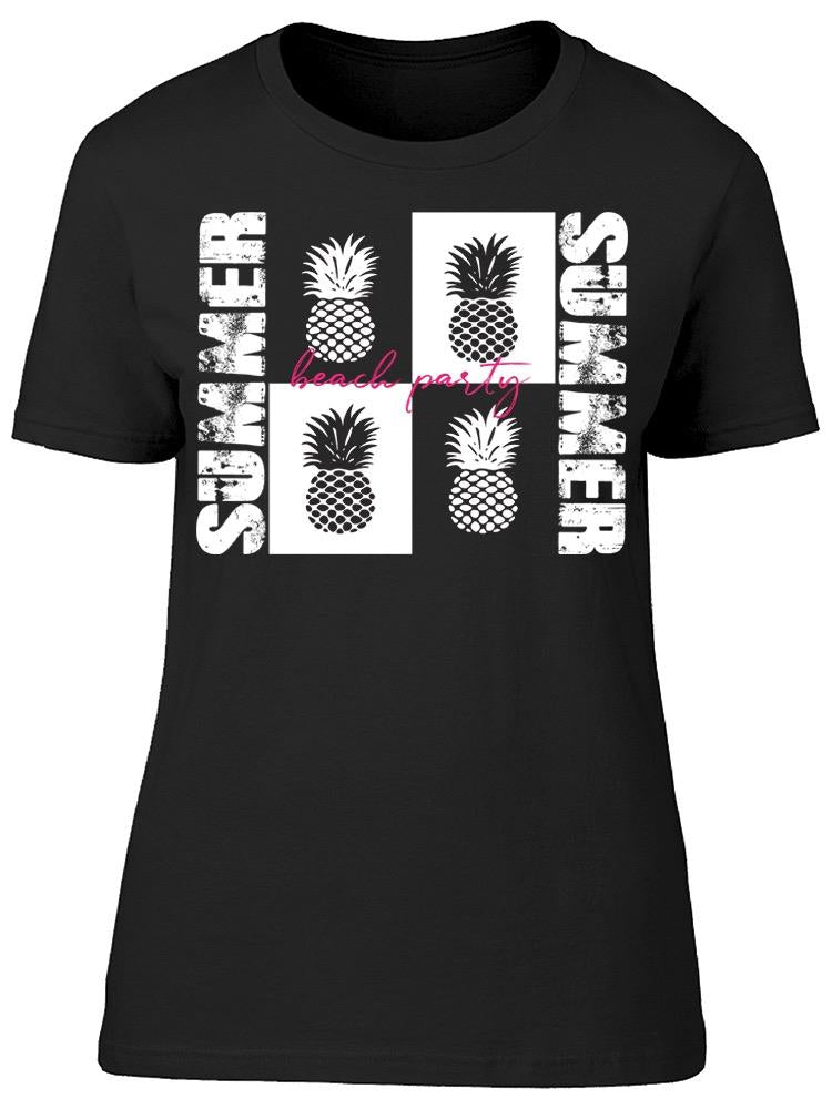 Tropical Fashion Pineapple Tee Women's -Image by Shutterstock