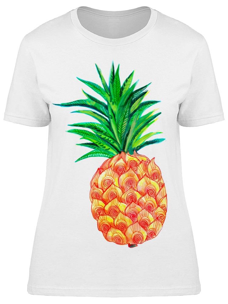 Pineapple Exotic Fruit Tropical Tee Women's -Image by Shutterstock