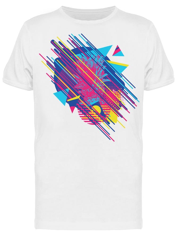 Grungy Colorful Pineapple Tee Men's -Image by Shutterstock