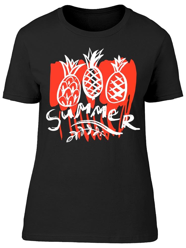 Summer Three Pineapples Tee Women's -Image by Shutterstock