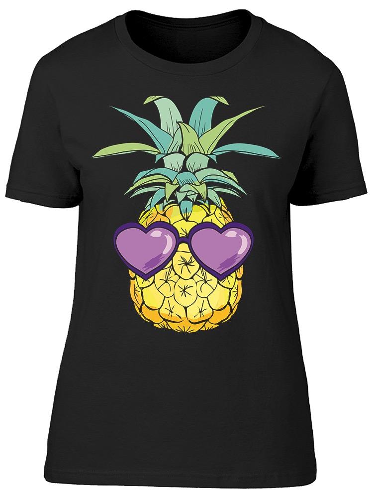 Pineapple Heart Glasses Tee Women's -Image by Shutterstock