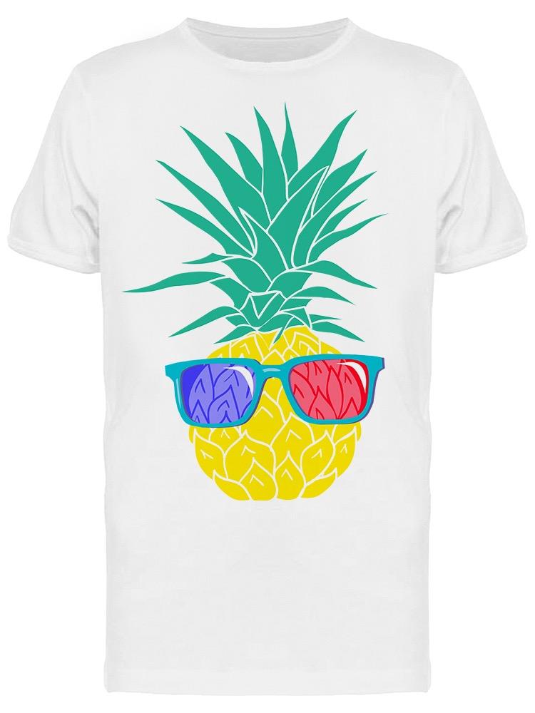 Pineapple With 3d Glasses Tee Men's -Image by Shutterstock