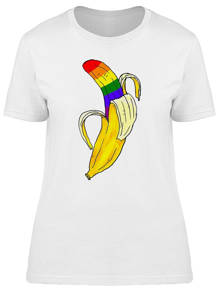 Rainbow Banana Tee Women's -Image by Shutterstock