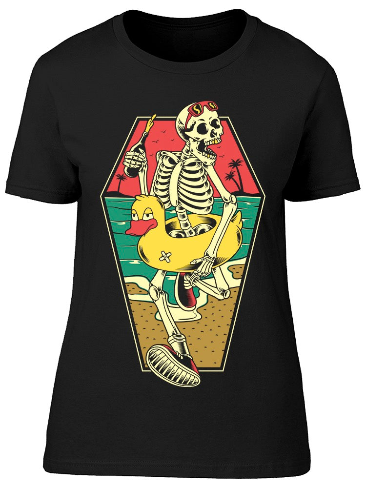 Skull With A Duck Buoy Tee Women's -Image by Shutterstock