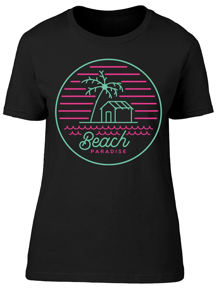 Beach Paradise House Graphic Tee Women's -Image by Shutterstock