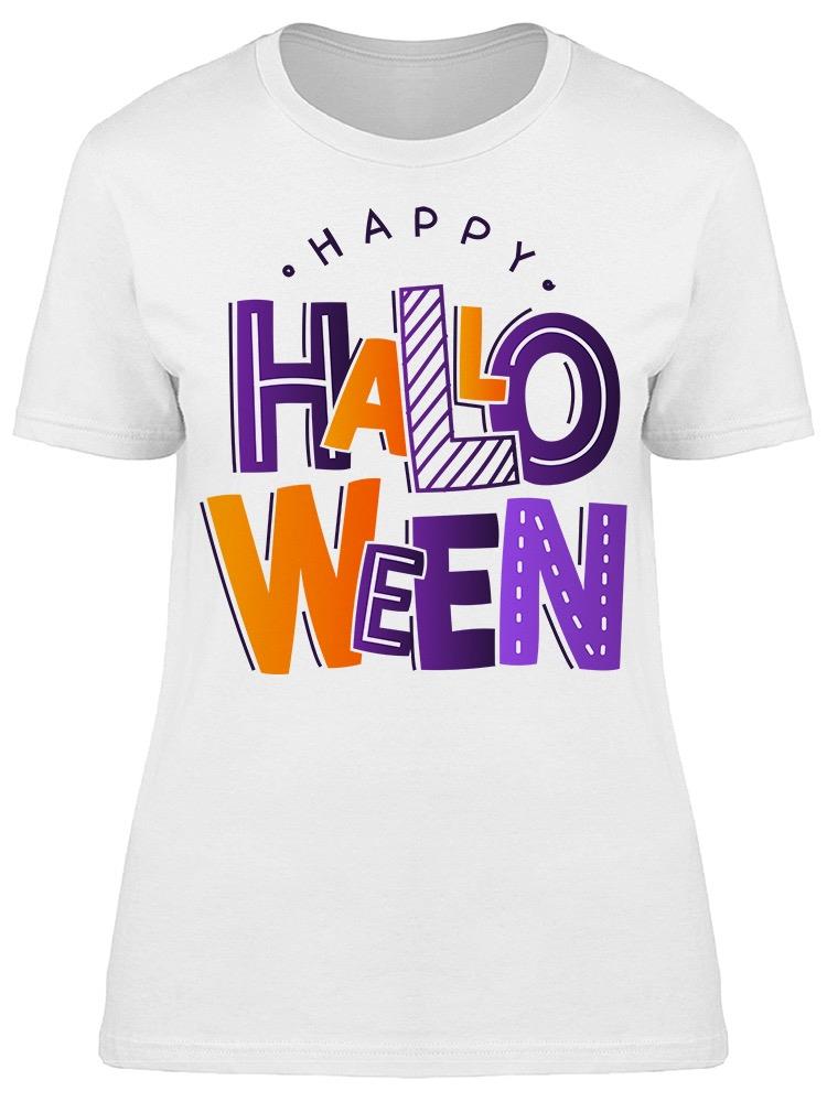 Lettering Halloween Holiday Tee Women's -Image by Shutterstock