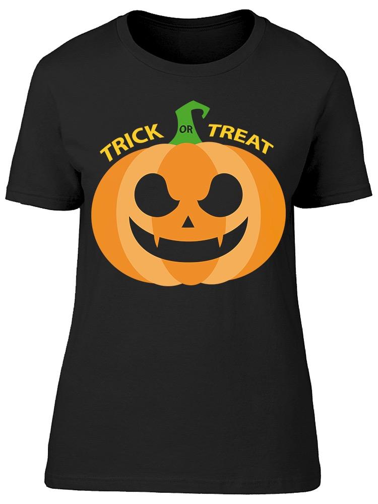 Angry Pumpkin Icon Tee Women's -Image by Shutterstock