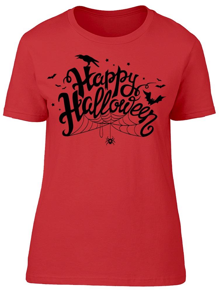 Halloween Inscription Art Tee Women's -Image by Shutterstock