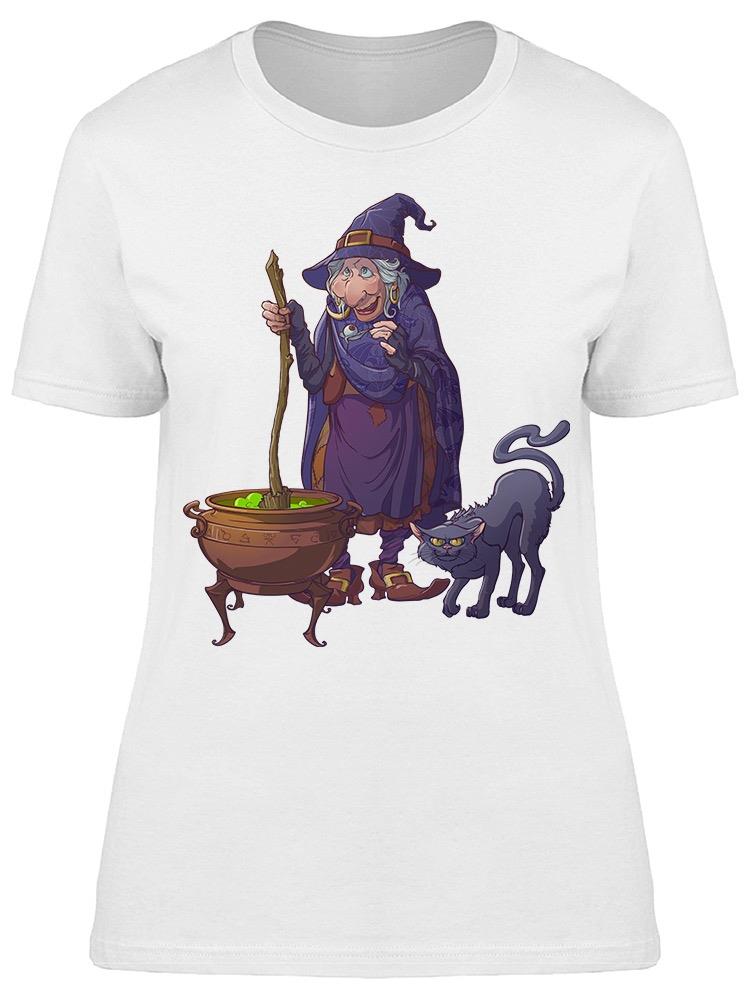 Old Witch Magic Potion Tee Women's -Image by Shutterstock