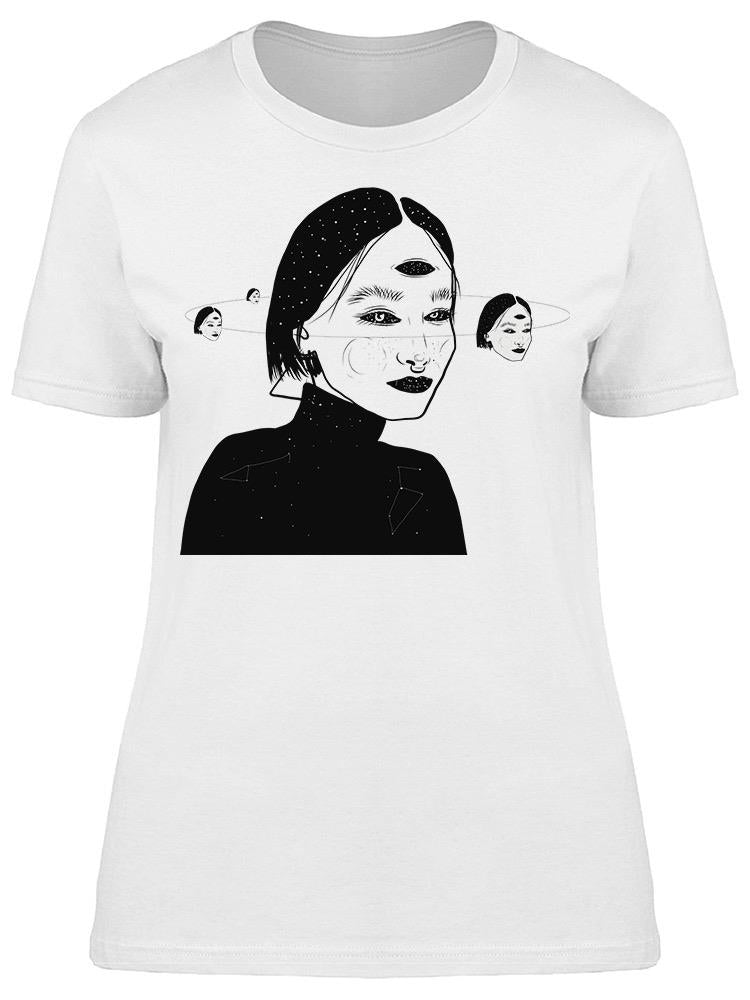 Girl With Three Eyes Graphic Tee Women's -Image by Shutterstock