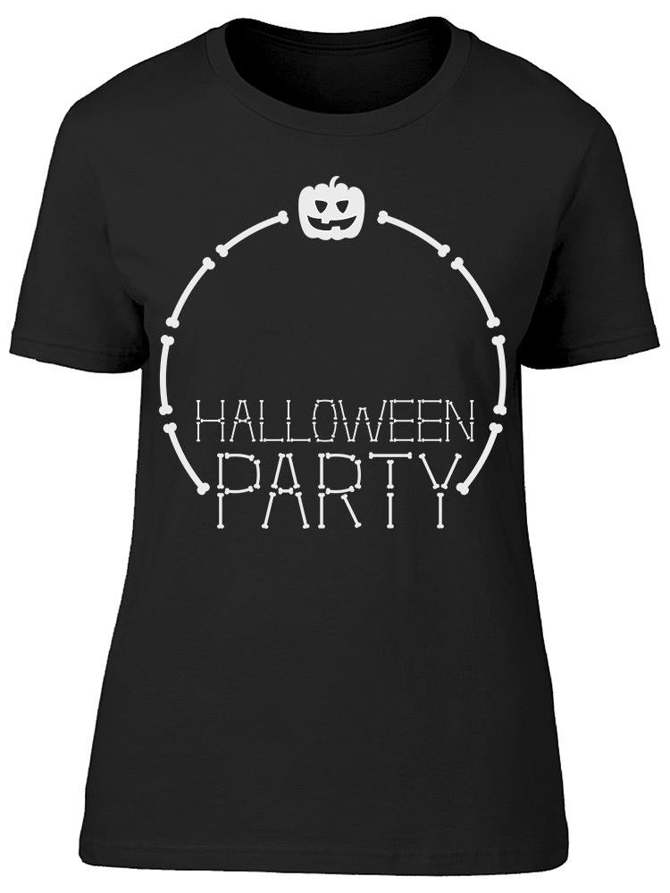 Halloween Party Bones Tee Women's -Image by Shutterstock