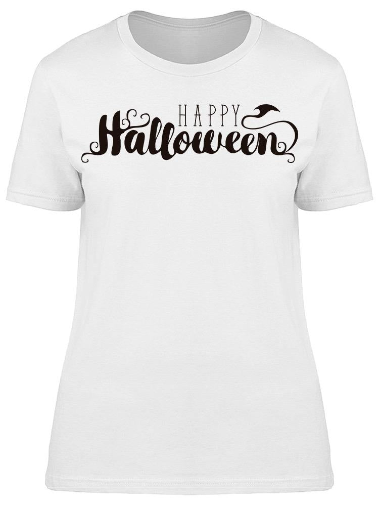 Happy Halloween Curlicues Tee Women's -Image by Shutterstock