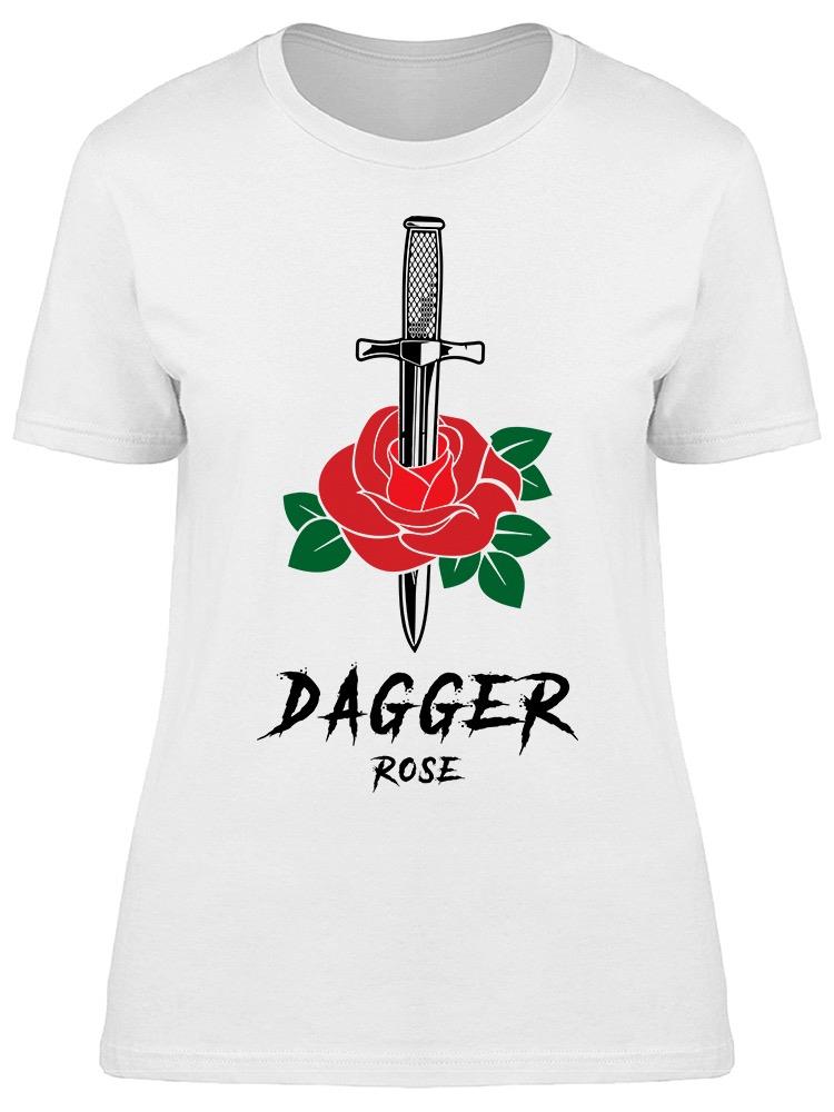 Dagger Rose Knife Tee Women's -Image by Shutterstock