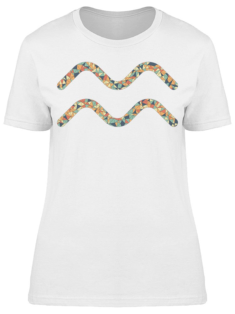 Astrological Aquarius Polygons Tee Women's -Image by Shutterstock